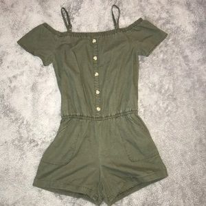 Girls off the shoulder romper
